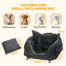 PawHut Dog Car Seat for Small Dogs, Dog Booster Car Seat with Fixed Buckle
