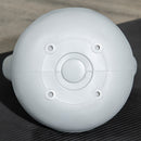 SPORTNOW 4kg Kettle Bell with Handle for Home Gym, Yellow and Grey