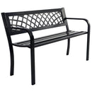 Metal Frame Outdoor Bench