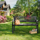 Metal Frame Outdoor Bench