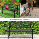 Metal Frame Outdoor Bench