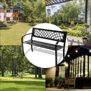 Metal Frame Outdoor Bench