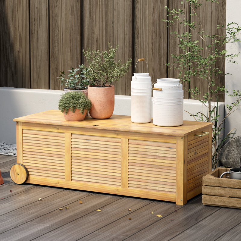 Storage For Patio Outdoor Storage Box With 2 Wheels For Patio