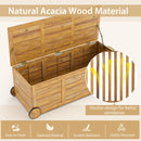 Outdoor Storage Box with 2 Wheels for Patio