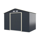 Outdoor Storage Shed With 4 Vents And Double Sliding Door