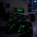 Bedlam Outer Space Duvet Cover Set in Black