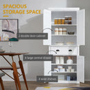 Storage Cabinet Cupboard Drawer Kitchen Pantry Home Organizer Furniture - White