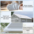 Outsunny 6 X 5ft Resin Garden Shed With Floor And Window, Grey