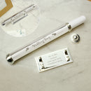 Personalised Wedding Day Silver Plated Certificate Holder