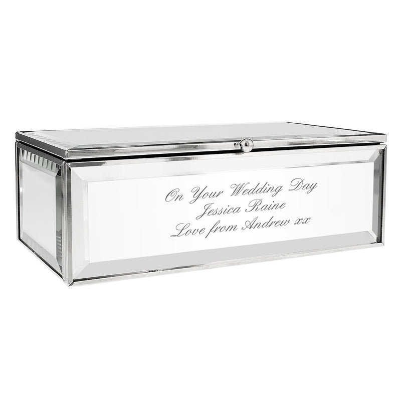 Personalised Mirrored Jewellery Box