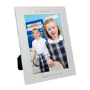 Personalised Silver 5x7 Photo Frame