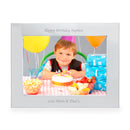 Personalised Silver 5x7 Landscape Photo Frame