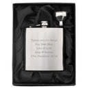 Personalised Stainless Steel Hip Flask