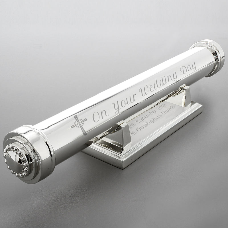 Personalised Cross Certificate Holder