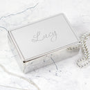 Personalised Name Rectangular Jewellery Box