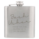 Personalised Wedding Party Hip Flask