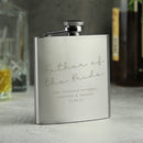 Personalised Wedding Party Hip Flask