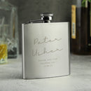 Personalised Wedding Party Hip Flask