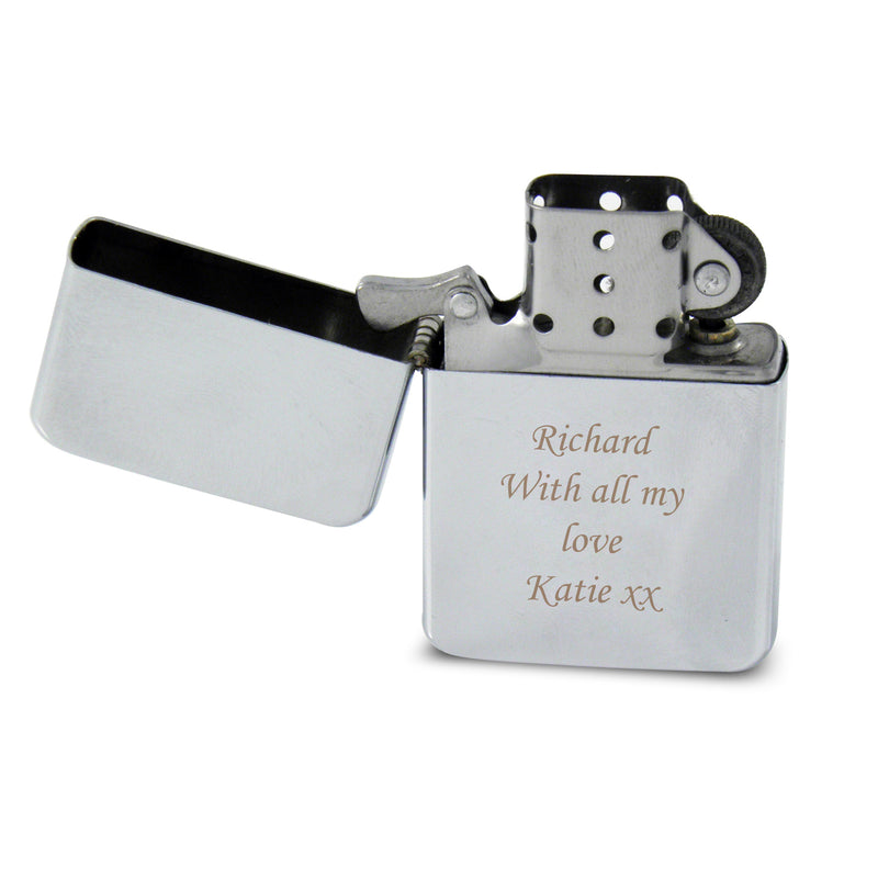 Personalised Silver Lighter