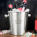 Personalised Stainless Steel Ice Bucket