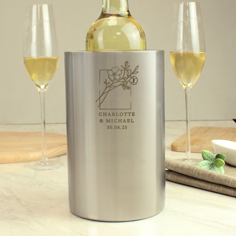 Personalised Botanical Wine Cooler