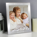 Personalised 10x8 Potrait Silver Photo Frame