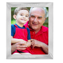 Personalised 10x8 Potrait Silver Photo Frame
