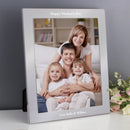 Personalised 10x8 Potrait Silver Photo Frame
