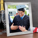 Personalised 10x8 Potrait Silver Photo Frame