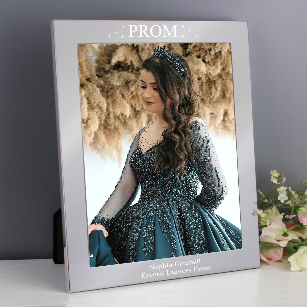 Prom Frame Personalised Prom Night 10x8 Silver Photo Frame