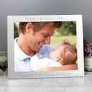 Personalised 10x8 Landscape Silver Photo Frame