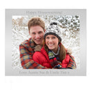 Personalised 10x8 Landscape Silver Photo Frame