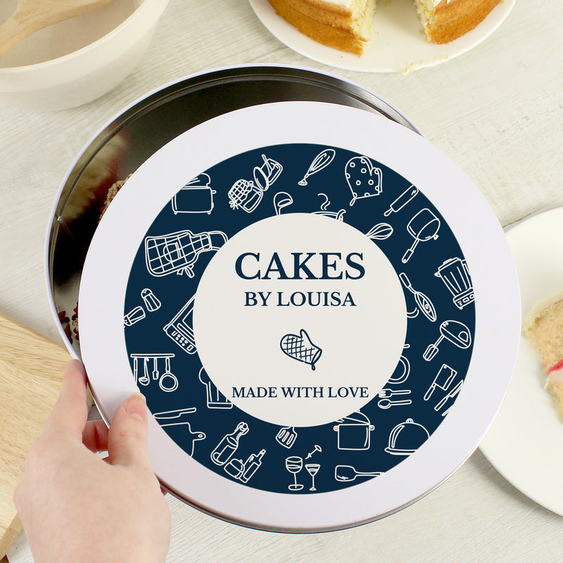 Personalised Cake Tin