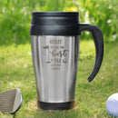 Personalised Best By Par Travel Mug