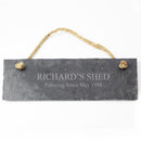 Personalised Engraved Hanging Slate Plaque