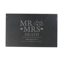 Personalised Mr & Mrs Slate Placemat