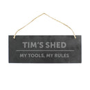 Personalised Hanging Slate Sign