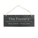 Personalised Hanging Slate Sign