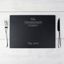 Personalised Slate Rectangle Placemat