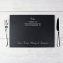 Personalised Slate Rectangle Placemat