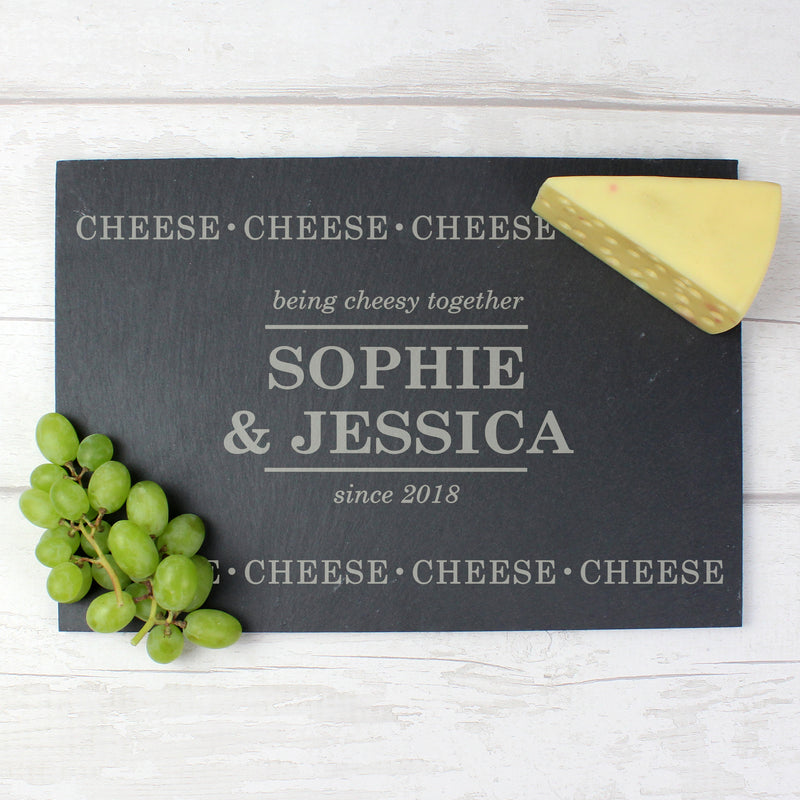 Personalised Slate Cheese Board