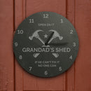 Personalised Tools Slate Clock