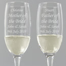 Personalised Celebration Pair of Flutes