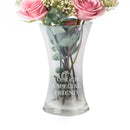 Personalised Waisted Glass Vase