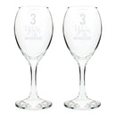 Personalised Years As... Wine Glass Set