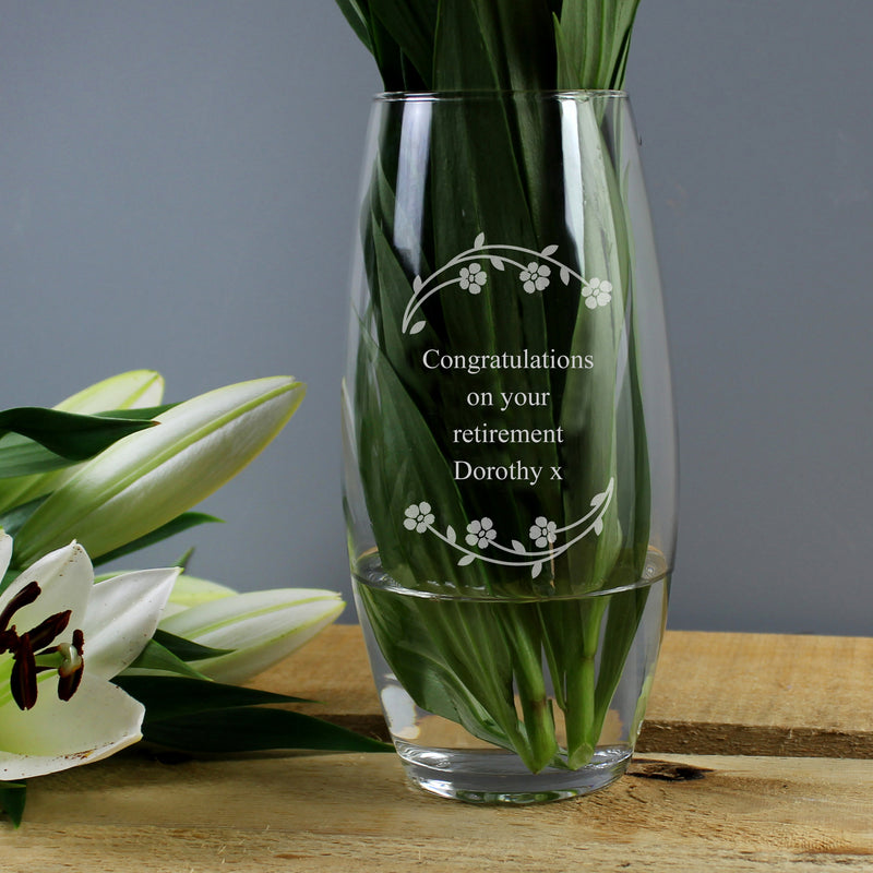 Personalised Flower Vase