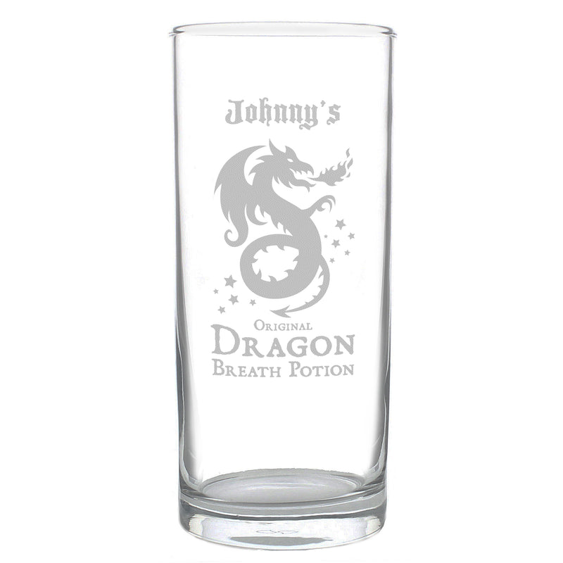 Personalised Dragon Breath Potion Hi Ball Glass
