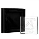 Personalised Guardian Angel Wings Crystal Token
