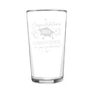 Personalised Graduation Pint Glass Ã?