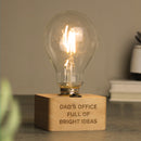 Personalised LED Bulb Small Lamp